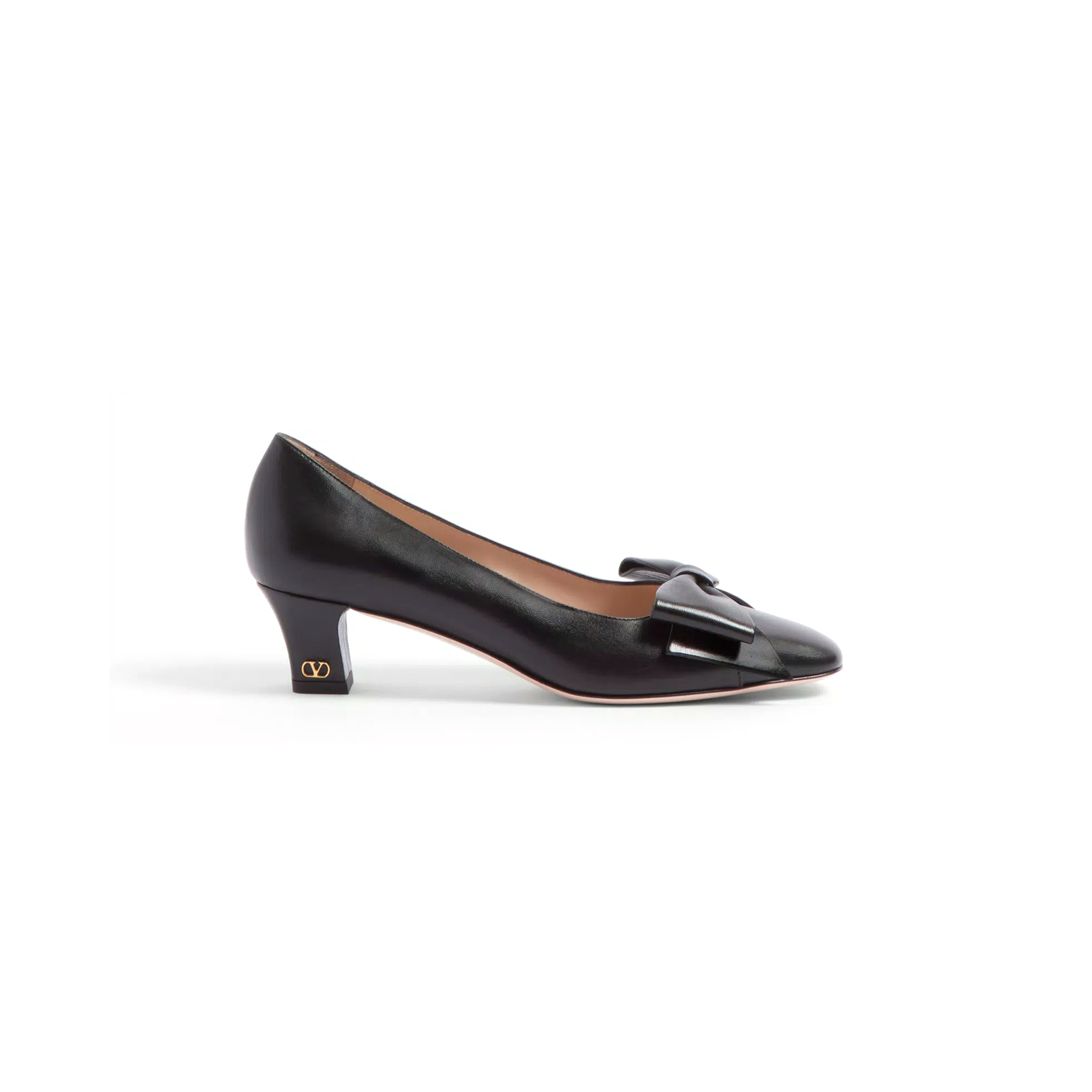 VALENTINO BOWOW PUMPS IN KIDSKIN 45MM 6W2S0LB5DDT_0NO VALENTINO BOWOW PUMPS IN KIDSKIN 45MM 6W2S0LB5DDT_0NO